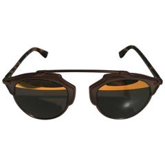 Dior So Real Split Sunglasses Brown