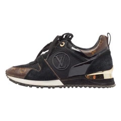 Louis Vuitton Monogram Coated Canvas & Mesh Run Away Low Top Sneakers Size 39