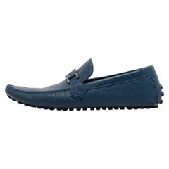 Louis Vuitton - Mocassini Hockenheim in pelle blu - Taglia 43