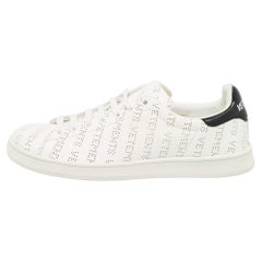 Vetements White Perforated Leather Low Top Sneakers Size 41