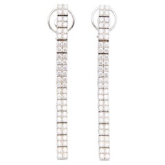 Collection Privée Pendant Earrings with Diamonds - '00s