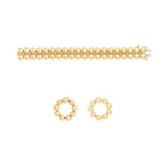 Cartier Honeymoon Reversible Bracelet and Earring Set - '90s