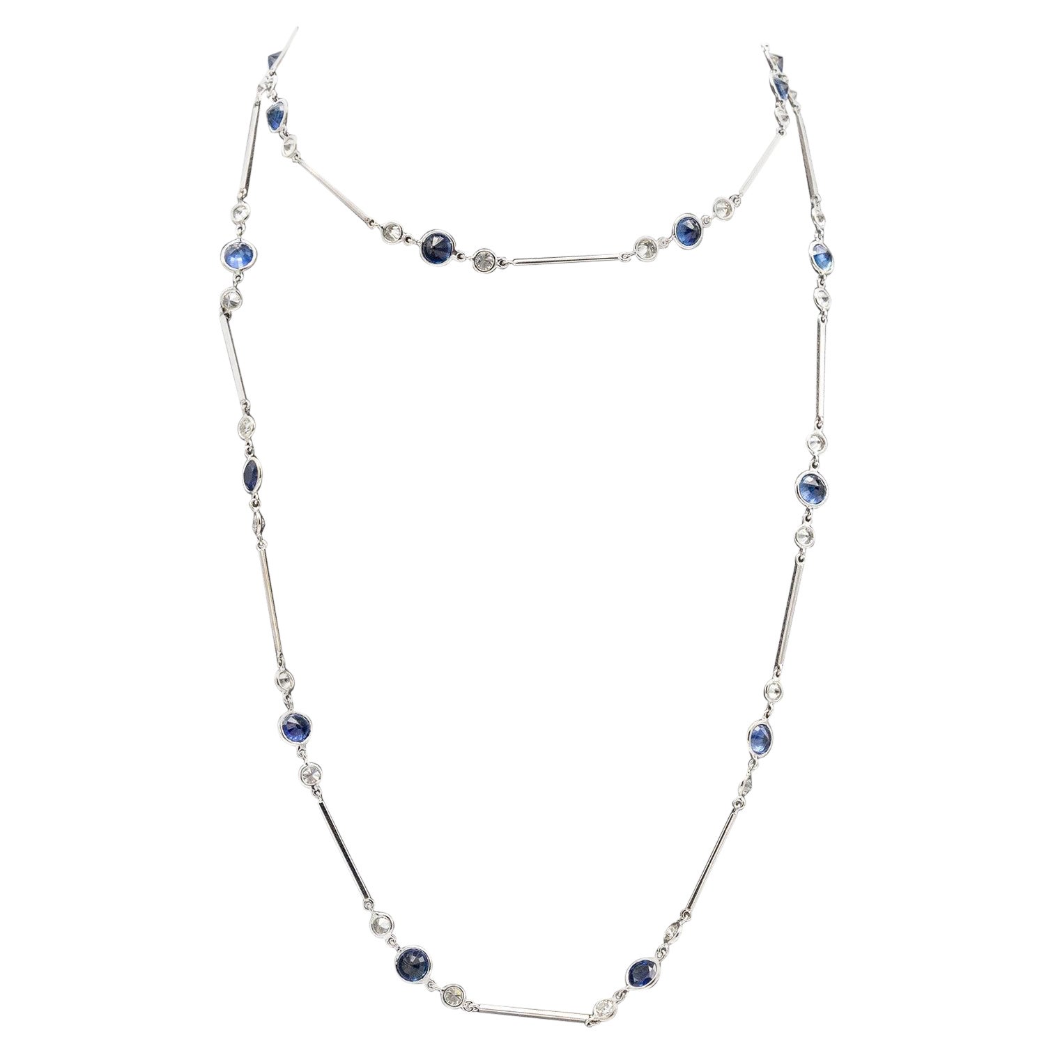 Collana Salvati con zaffiri e diamanti - anni '10