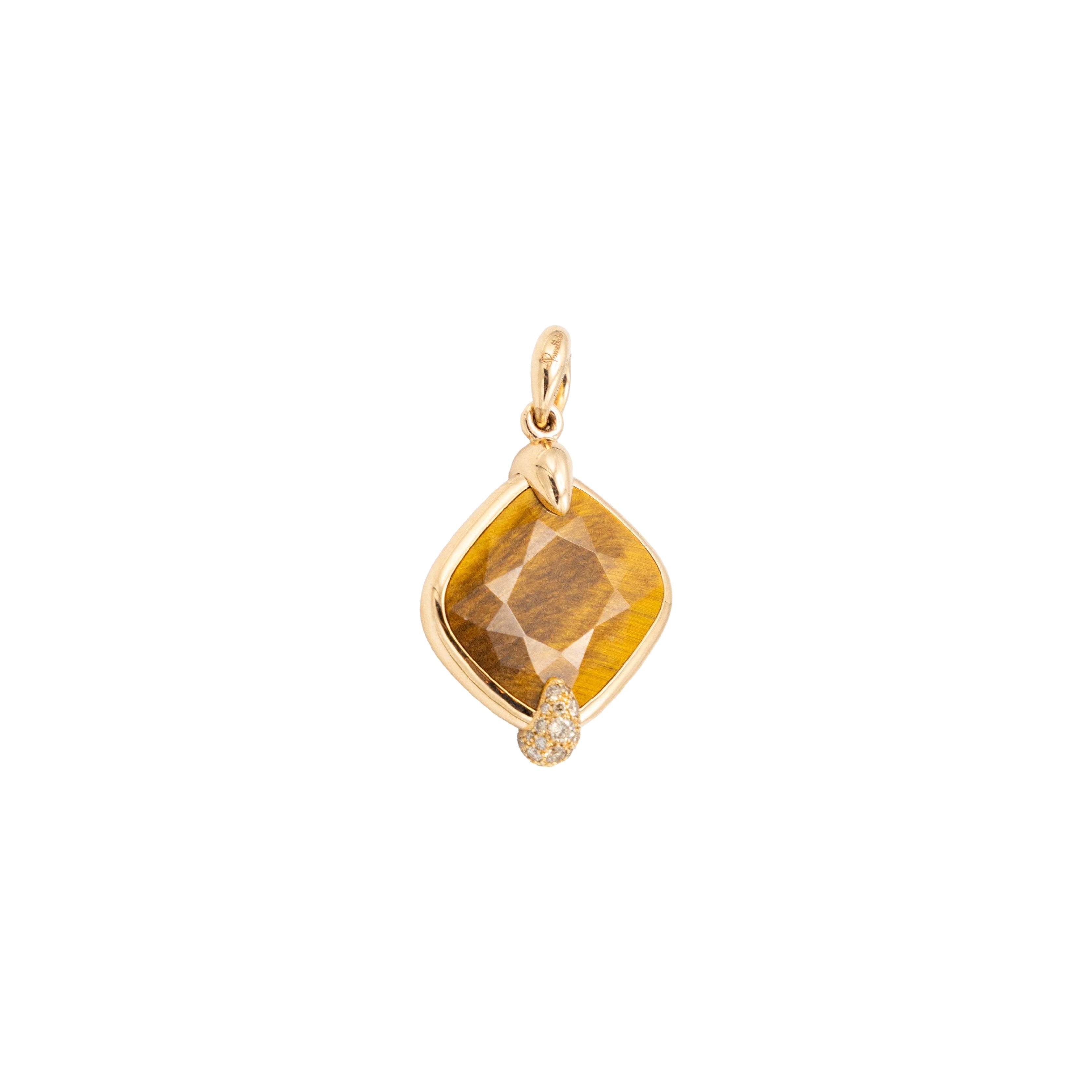Pomellato Ritratto Tiger's Eye Pendant - '10s