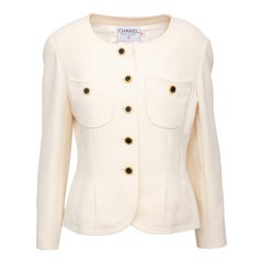 Veste Chanel Boutique en laine mélangée - années 90