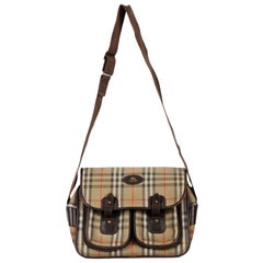 Sac messager Burberry, années 90