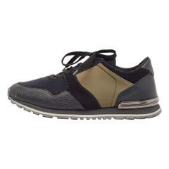 Tod's Baskets tricolores en daim et cuir à lacets Taille 41