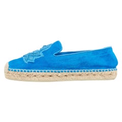 Christian Louboutin Blue Suede and LeatherNanou Orlato Espadrilles Size 36
