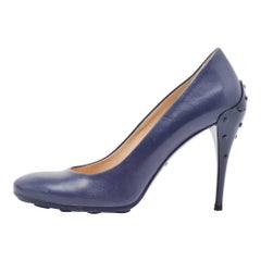 Tod's escarpins bleu marine, taille 38,5