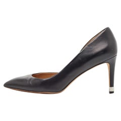 Marc by Marc Jacobs Black Leather D'orsay Pumps Size 38.5