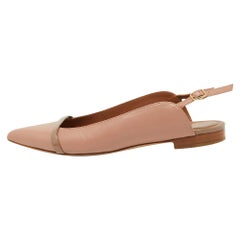 Malone Souliers, pelle rosa antico con punta a punta, taglia 38