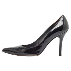 Stuart Weitzman - Décolleté a punta in vernice nera - misura 39,5
