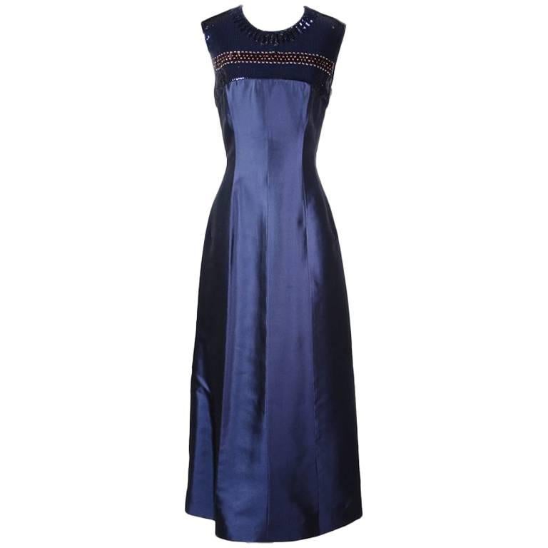 Christian Dior Evening Dress with Sequin Bust, Modern