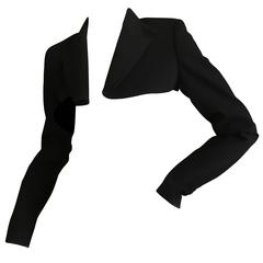 Jean Paul Gaultier Cropped Peak Lapel Tuxedo Bolero Jacket 4