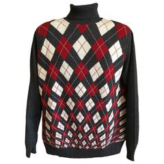 Jean Paul Gaultier Homme Argyle Sweater 6
