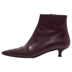 The Row - Stivaletti in pelle borgogna taglia 37