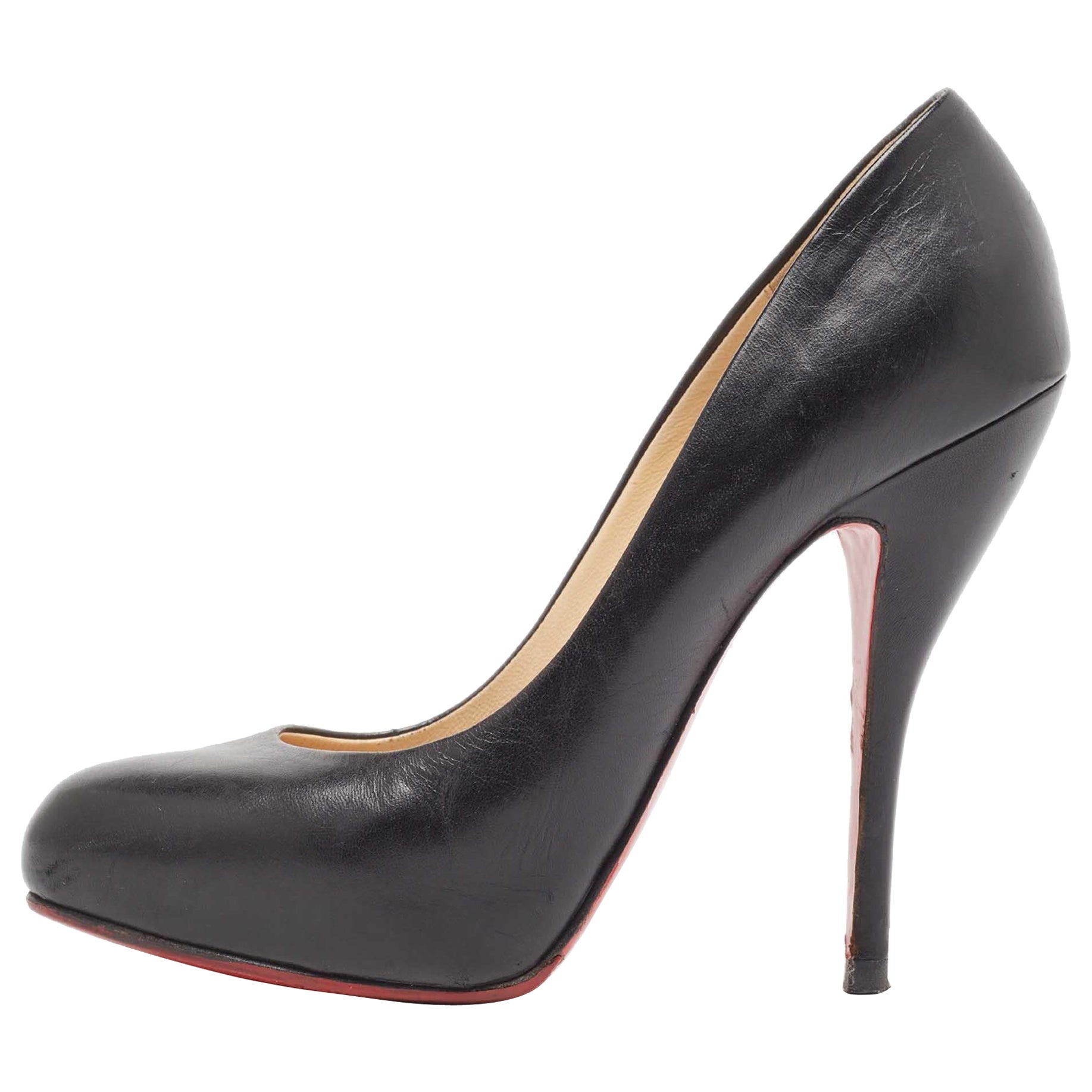 Christian Louboutin Bombas Rolando de cuero negro Talla 37