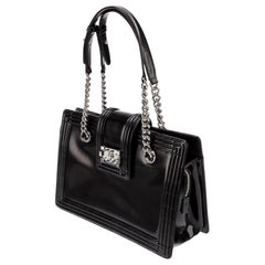 Atemberaubende CHANEL glasierte Ziegenleder Reverso Tote Bag Handtasche