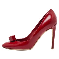Louis Vuitton Red Leather Dice Pumps Size 38