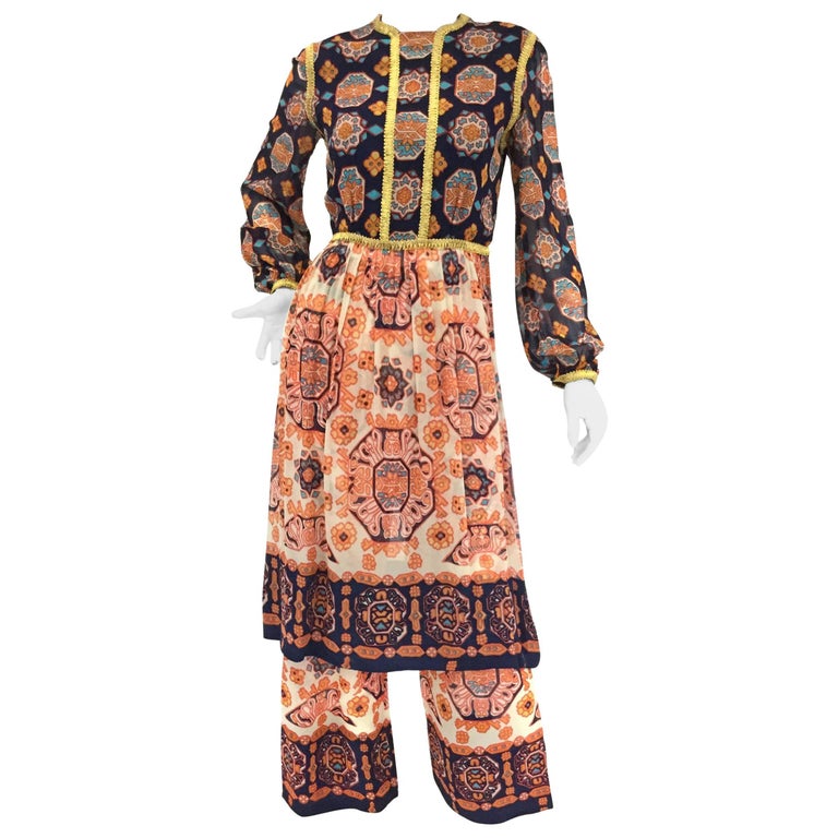 tunic top with palazzo pants