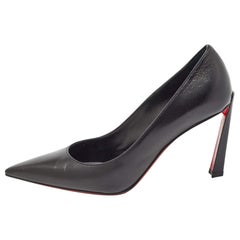 Christian Louboutin Black Leather Condora Pumps Size 39.5