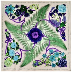 HERMÈS silk scarf Fleurs de L'Opèra