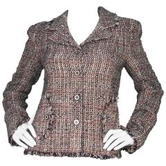 Chanel Multi-Color & Metallic Tweed Jacket sz FR38 11