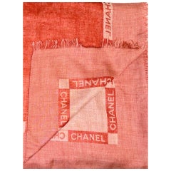 Vintage Chanel cashmere scarf