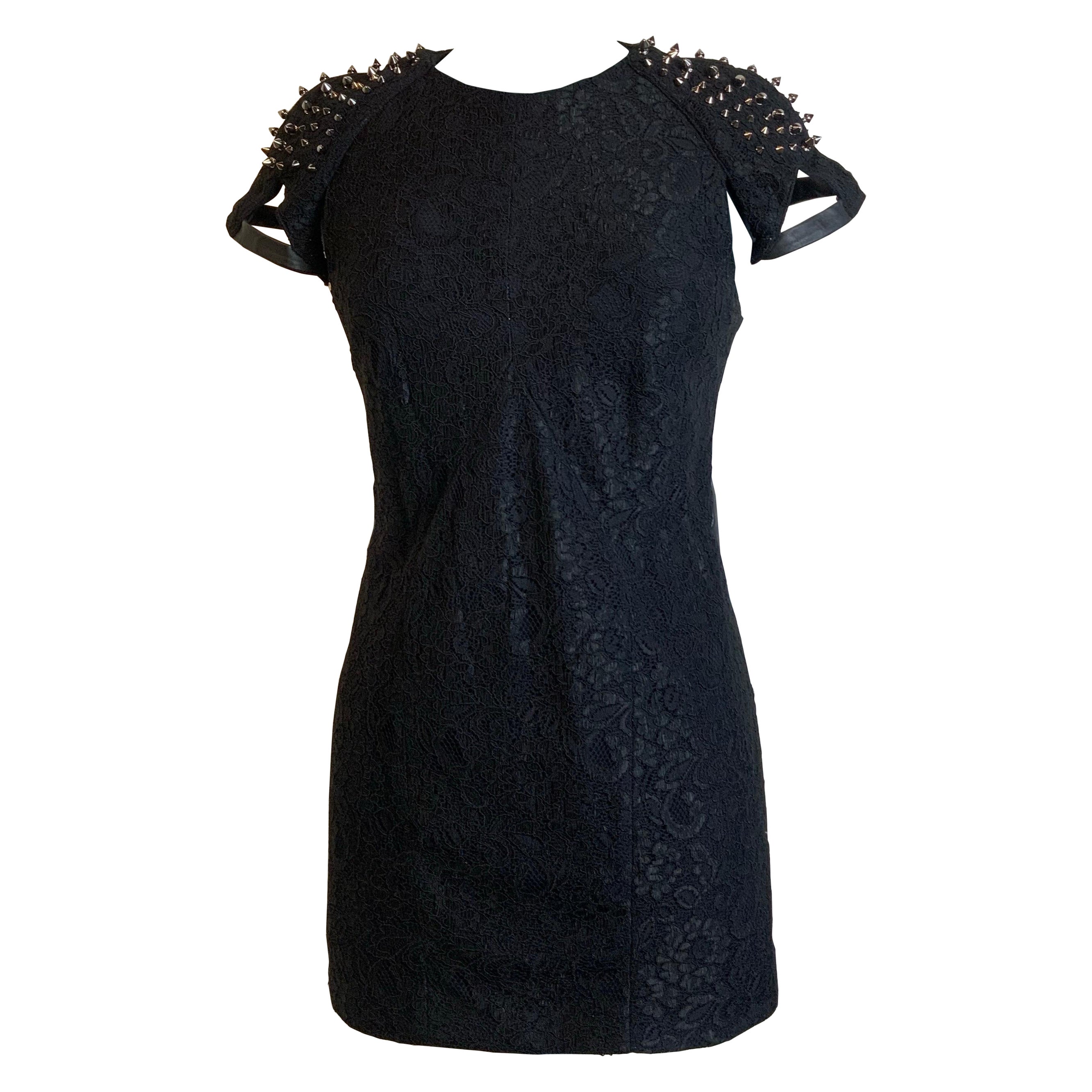 Philipp Plein Couture Mini-Minikleid in Schwarz im Angebot