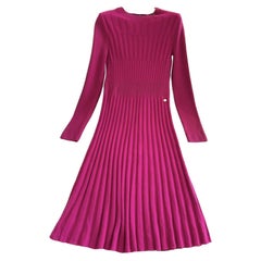 Chanel Ribbed Fuchsia Drees