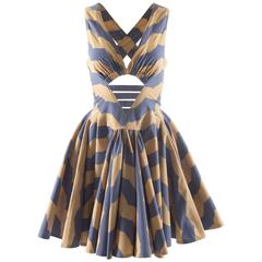 Alaia cotton mini sundress, spring-summer 1990 1
