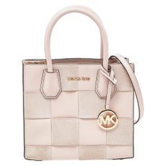 Michael Kors - Fourre-tout Mercer en cuir et daim rose clair