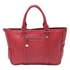 Hobo expansible con cremallera de piel rosa Marc by Marc Jacobs