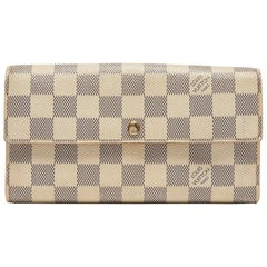 Louis Vuitton Damier Azur Canvas Sarah Wallet