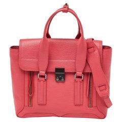 3.1 Phillip Lim Red Leather Pashli Medium Satchel
