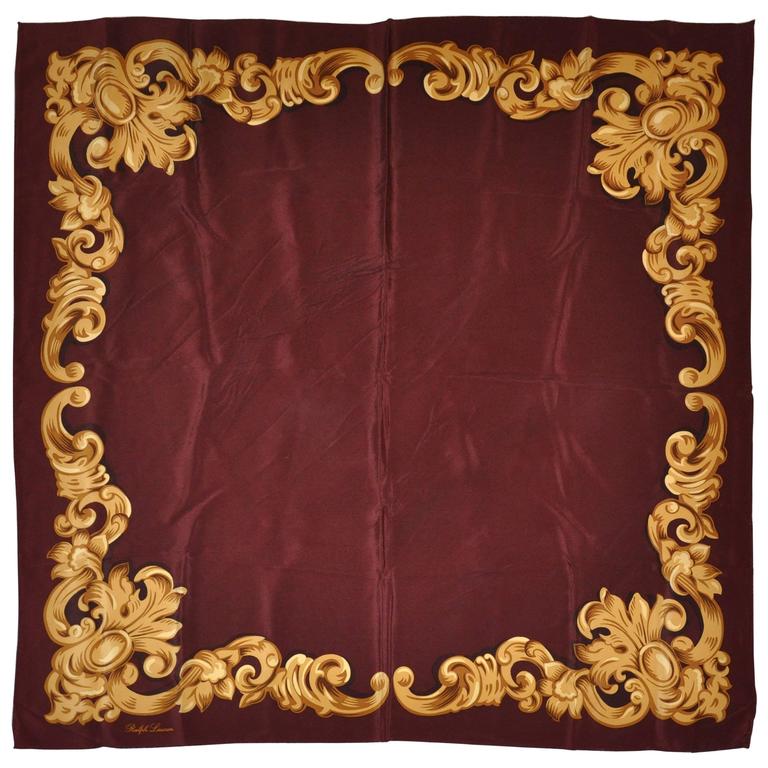 Ralph lauren silk scarf deals sale