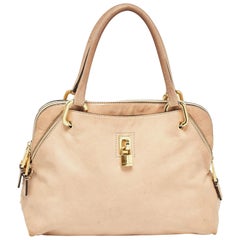 Marc Jacobs Beige Leather Paradise Rio Satchel