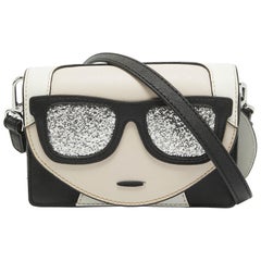 Karl Lagerfeld Multicolor Leather K/Kocktail Karl Crossbody Bag
