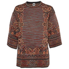M Missoni Multicolor Patterned Bell Sleeves Top L
