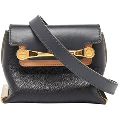 Chloe mini sac à bandoulière Clare en cuir tricolore