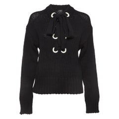 Joseph Jersey de punto de cachemira negro M