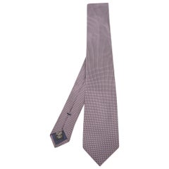 Cravatta Ermenegildo Zegna in seta a fantasia viola