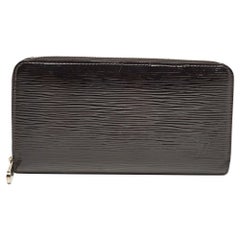 Louis Vuitton Black Electric Epi Leather Zippy Wallet