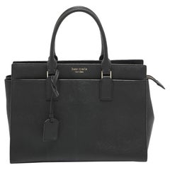 Kate Spade - Fourre-tout en cuir noir New York Cameron Street