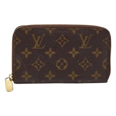 Louis Vuitton Monogram Canvas Zippy Compact Wallet
