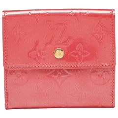 Louis Vuitton Framboise Monogram Vernis Elise Wallet