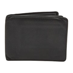 Louis Vuitton Black Taiga Leather Bifold Wallet
