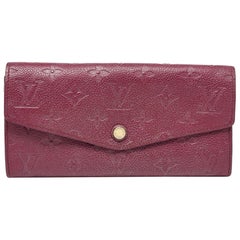 Louis Vuitton Aurore Monogram Empreinte Leather Curieuse Wallet
