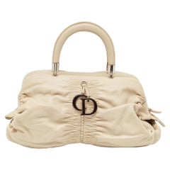 Dior Light Beige Leather Karenina East West Karenina Satchel