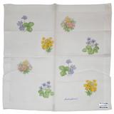 Sarah Lelines Hand-Stitched 100% Cotton "Floral Collection" Handkerchief